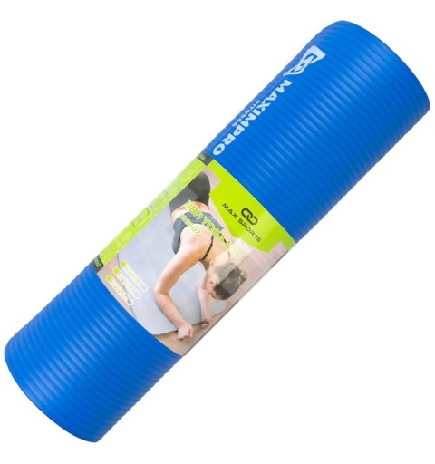 Esterilla Fitness Maximpro NBR Rina 10mm Azul