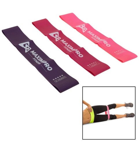 set de tres bandas de resistencia circulares