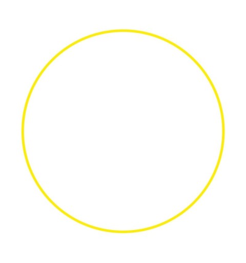 Aro gimnasia rítmica amarillo