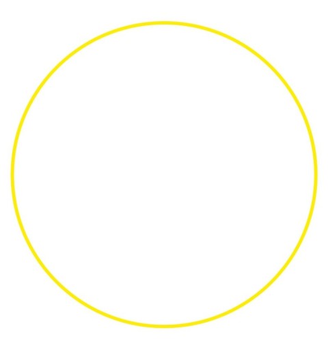 Aro gimnasia rítmica amarillo