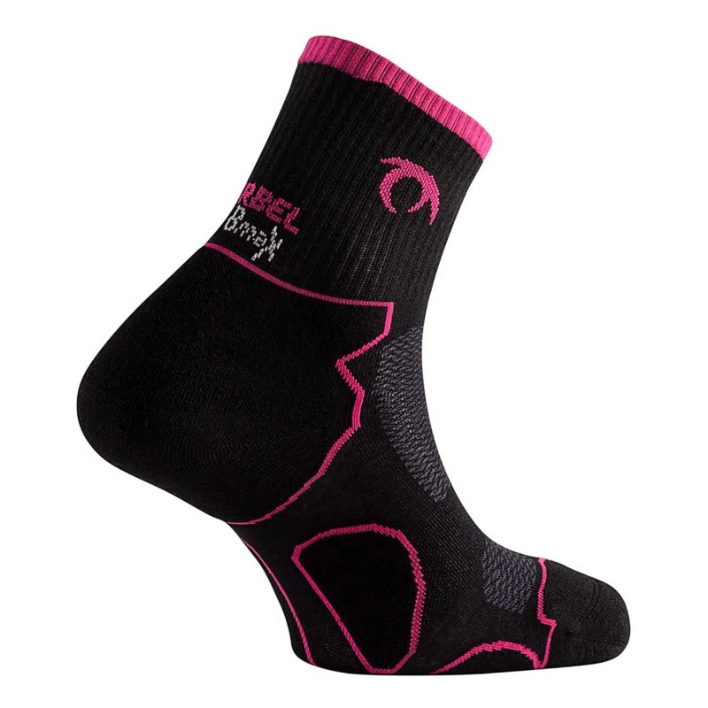 Calcetines Lurbel Tierra Three Negro/Fucsia