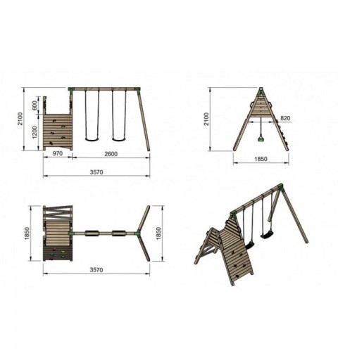 Parque Infantil Siberia Aventura XL