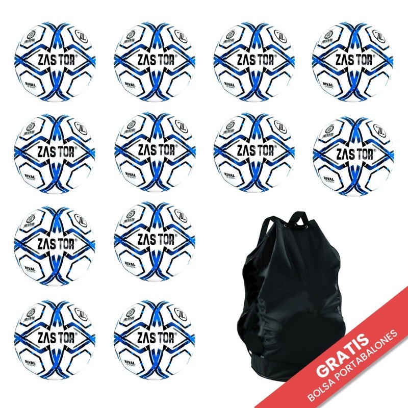 Pack 12 balones de fútbol