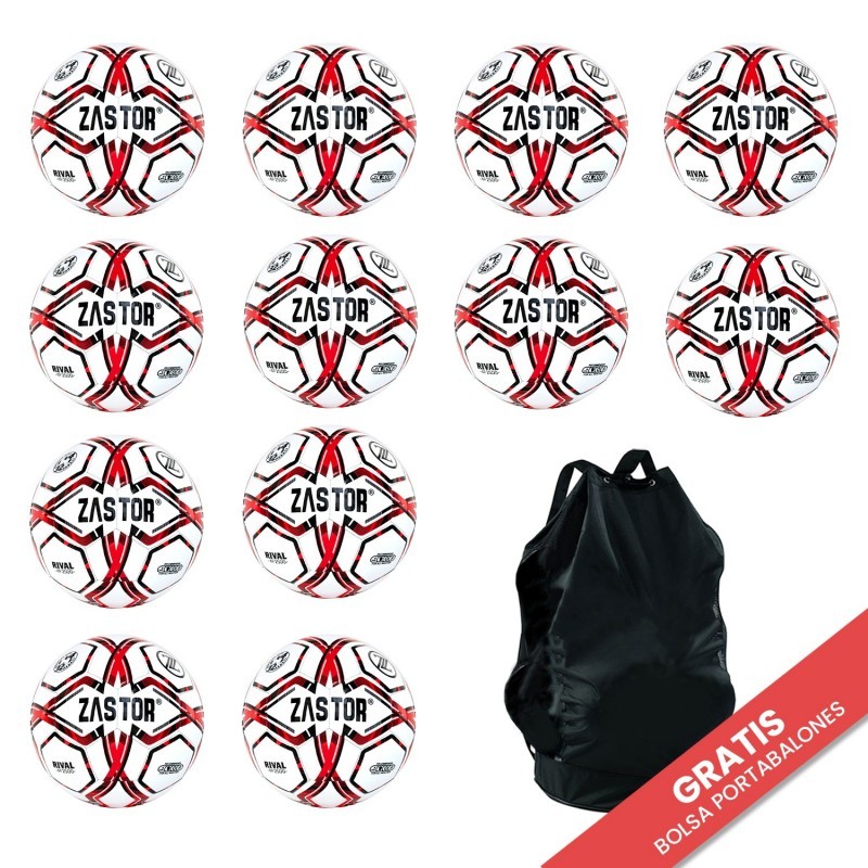 Pack 12 balones de fútbol