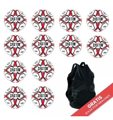 Pack 12 balones de fútbol