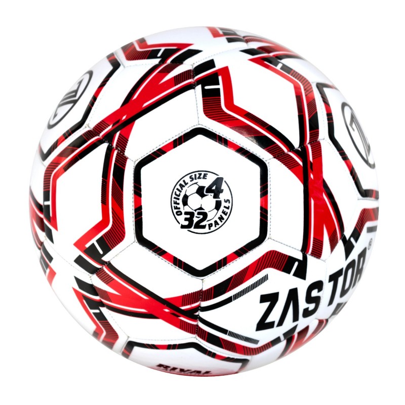 Pack 12 Balones Fútbol Zastor Rival Red T-4