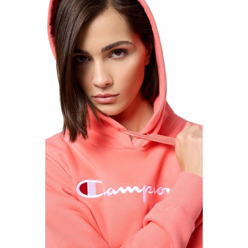 Sudadera Champion Hooded Ent Coral