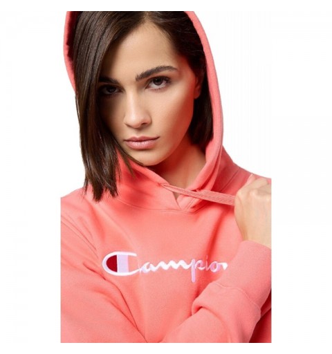 Sudadera Champion Hooded Ent Coral