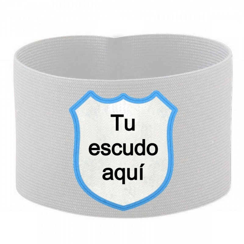 Brazalete personalizable con el escudo de tu equipo