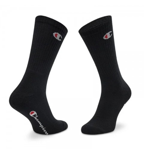 Pack 3 Pares Calcetines Champion 3P Crew Gris/Blanco/Negro