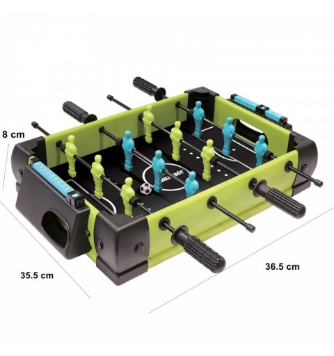 Minifutbolín Schildkrot Tisch Verde/Negro