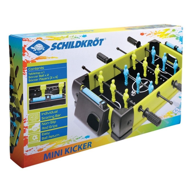 Minifutbolín Schildkrot Tisch Verde/Negro
