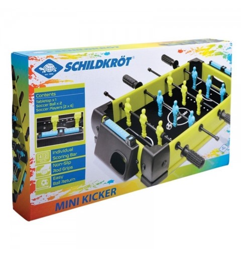 Minifutbolín Schildkrot Tisch Verde/Negro