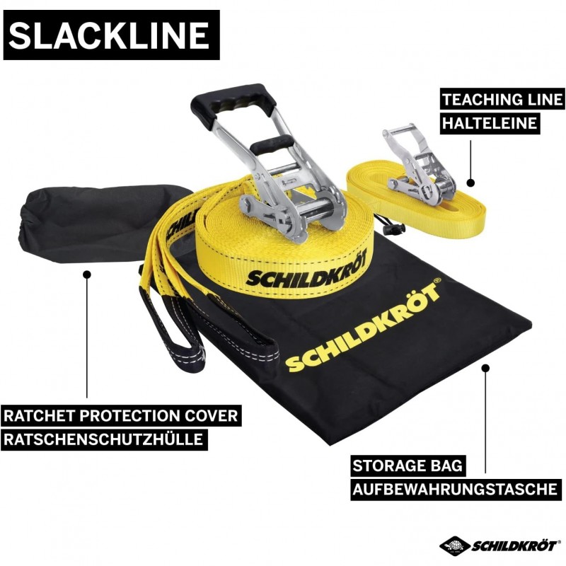 Slackline 15m Schildkröt Amarillo