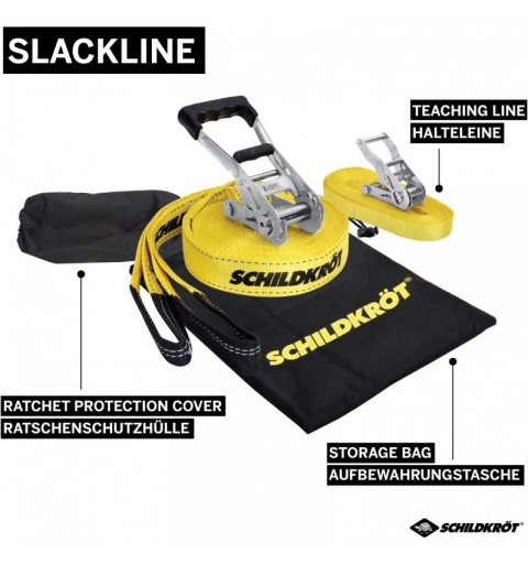 Slackline 15m Schildkröt Amarillo