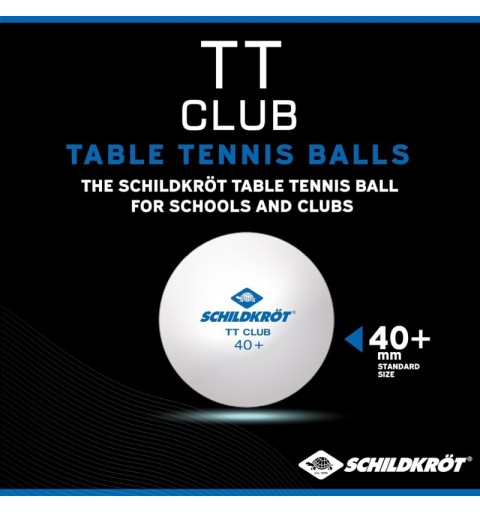 Caja 120 Pelotas Ping Pong Schildkröt TT-Club