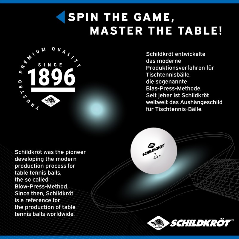 Caja 120 Pelotas Ping Pong Schildkröt T-One