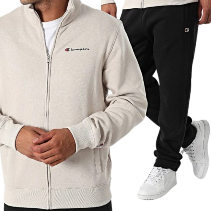Chándal Champion Expert Track Beige/Negro