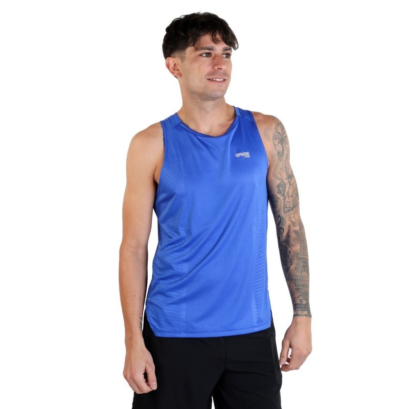 Camiseta de tirantes azul