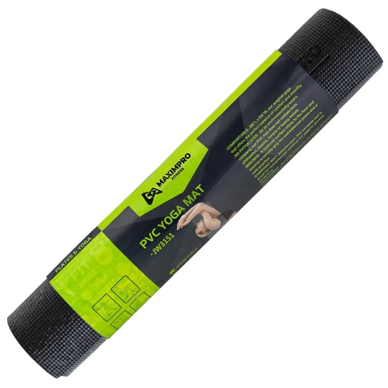 Esterilla Fitness Maximpro Akla 6mm Negro