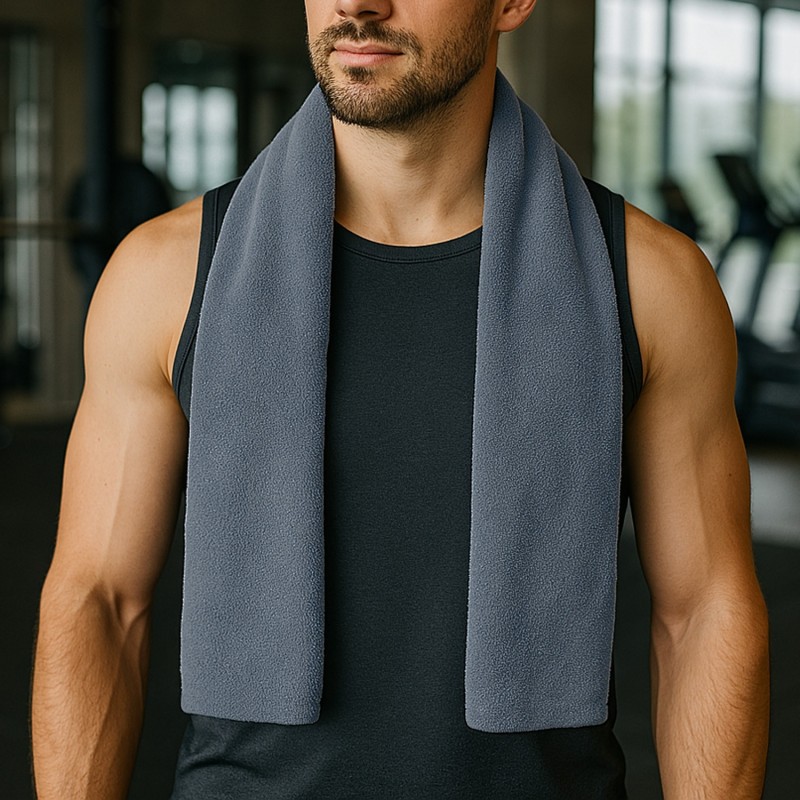 Toalla Microfibra Maximpro Lombok 130x80cm Gris