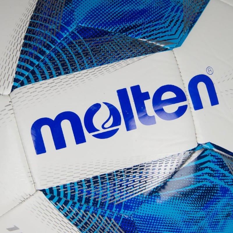 Balón Fútbol Molten F3A1000 Blanco/Azul T-3