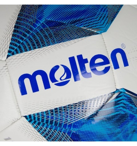 Balón Fútbol Molten F3A1000 Blanco/Azul T-3