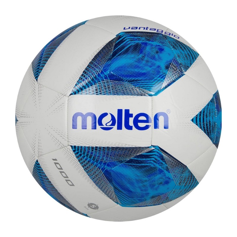 Balón Fútbol Molten F3A1000 Blanco/Azul T-3