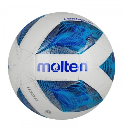 Balón Fútbol Molten F3A1000 Blanco/Azul T-3