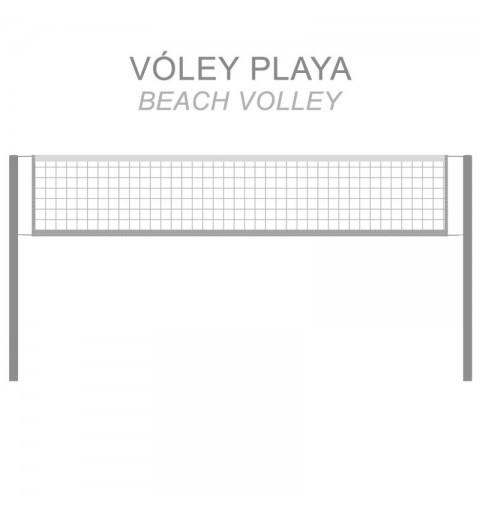 red de  beach volley