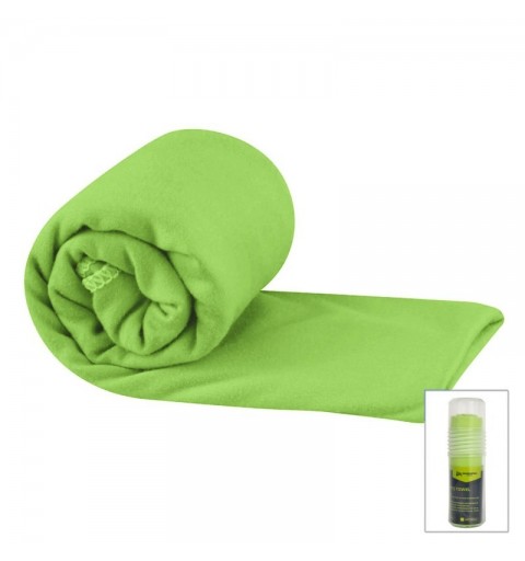 Toalla verde de microfibra