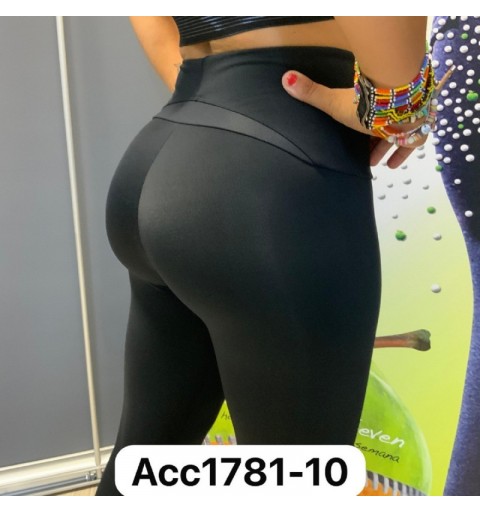 Pantalón Deportivo Compresión Sontress Push Up Negro