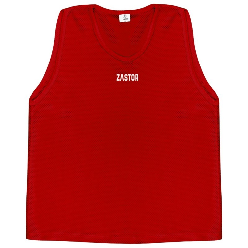 peto rojo de entrenamiento