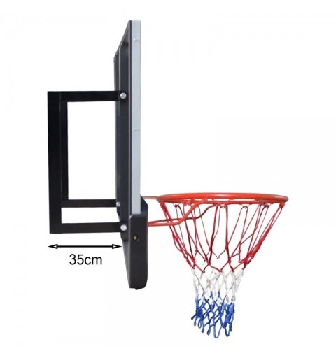 Set Tablero Baloncesto Moxen Jumper Glass 136x80cm