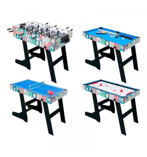 Mesa Multijuegos Plegable Moxen Quadplay