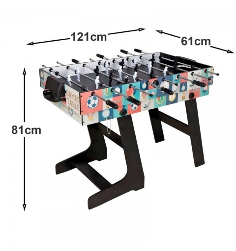 Mesa Multijuegos Plegable Moxen Quadplay
