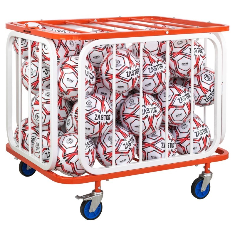 Carro Portabalones Acero Zastor Bosca Naranja/Blanco