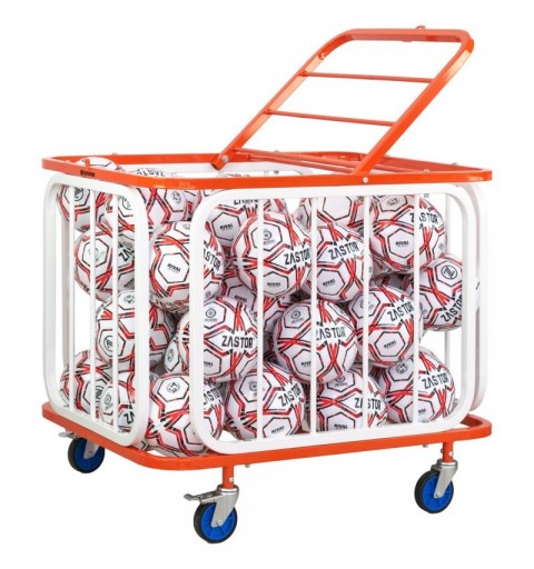 Carro Portabalones Acero Zastor Bosca Naranja/Blanco