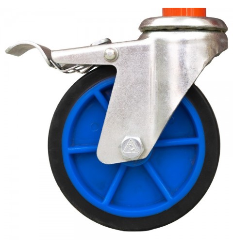 Carro Portabalones Acero Zastor Bosca Naranja/Blanco