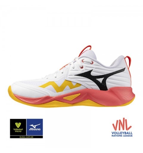 Mizuno Wave Momentum Pro Blanco/Rosa