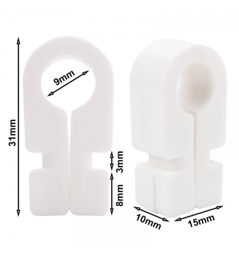 Gancho Sujeción Redes para Portería Zastor ETTE-10 Pack 50Ud