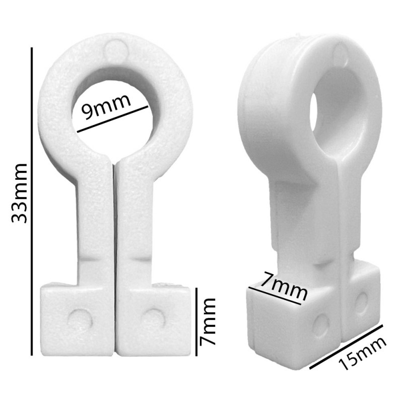 medidas de gancho para redes de porteria
