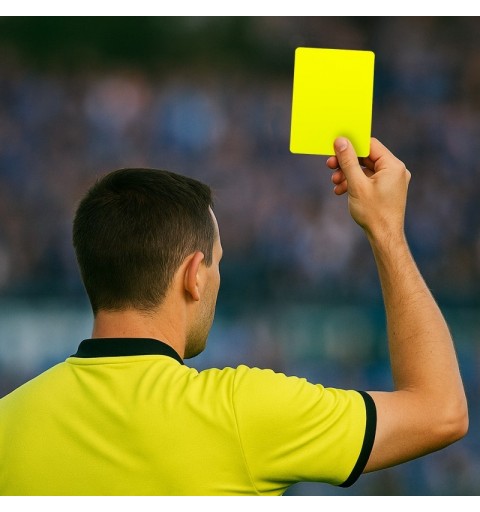 Tarjeta Árbitro Zastor Tay 12x9cm