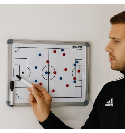 Pizarra Tácticas Magnética Zastor TEAM Fútbol 30x45cm