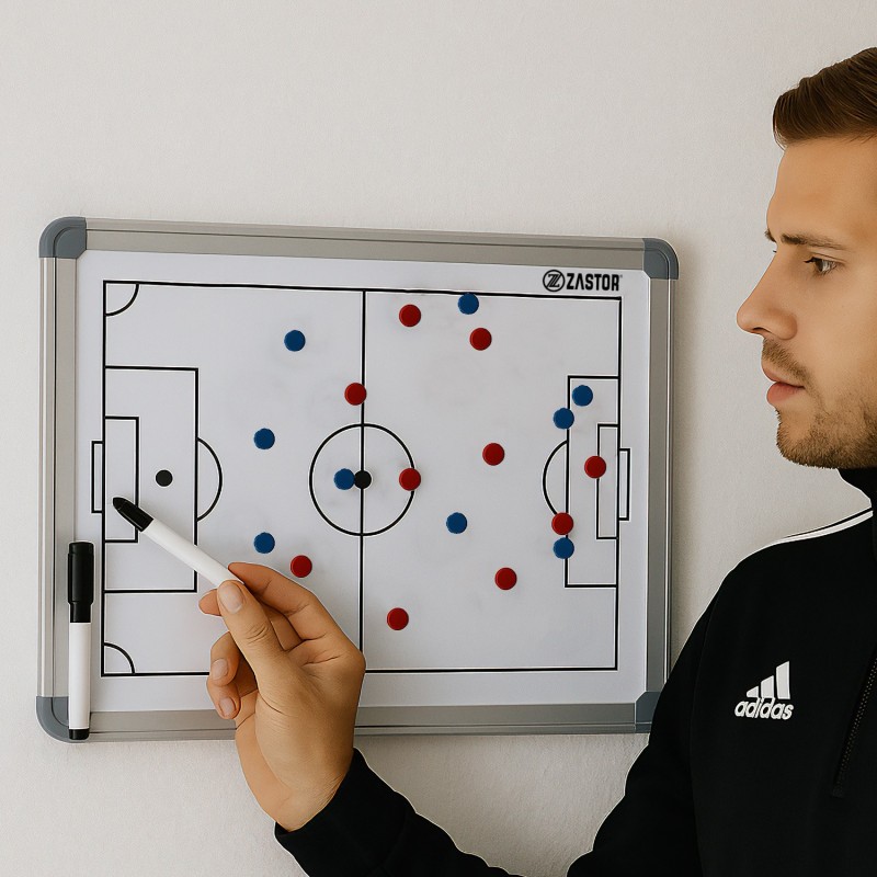 Pizarra Táctica Magnética Zastor TEAM Fútbol 45x60cm