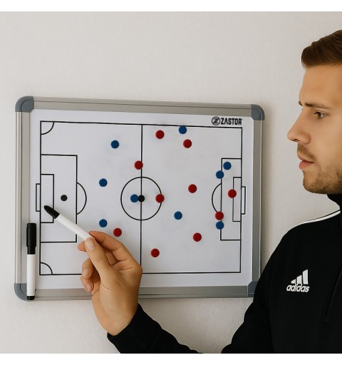 Pizarra Táctica Magnética Zastor TEAM Fútbol 45x60cm
