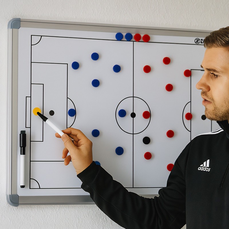 Pizarra Táctica Magnética Zastor TEAM Fútbol 60x90cm