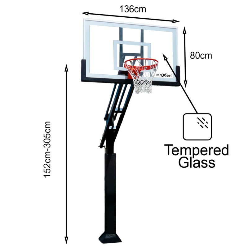 Canasta fija ajustable