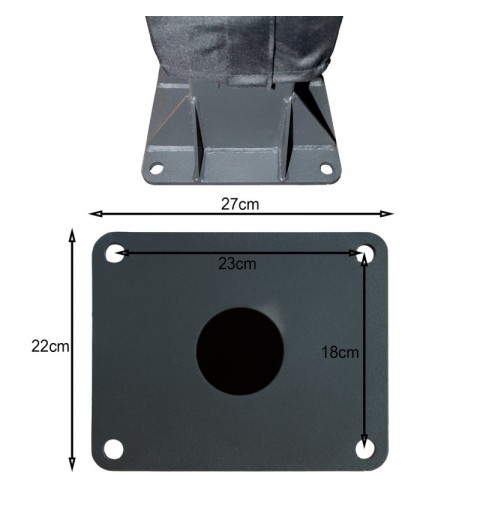 Canasta Baloncesto Fija Moxen Mamba
