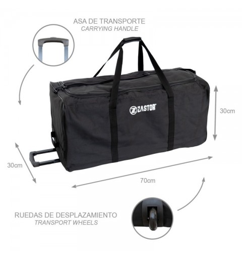 Bolsa Equipamiento Ruedas Zastor Trope 70 Negro